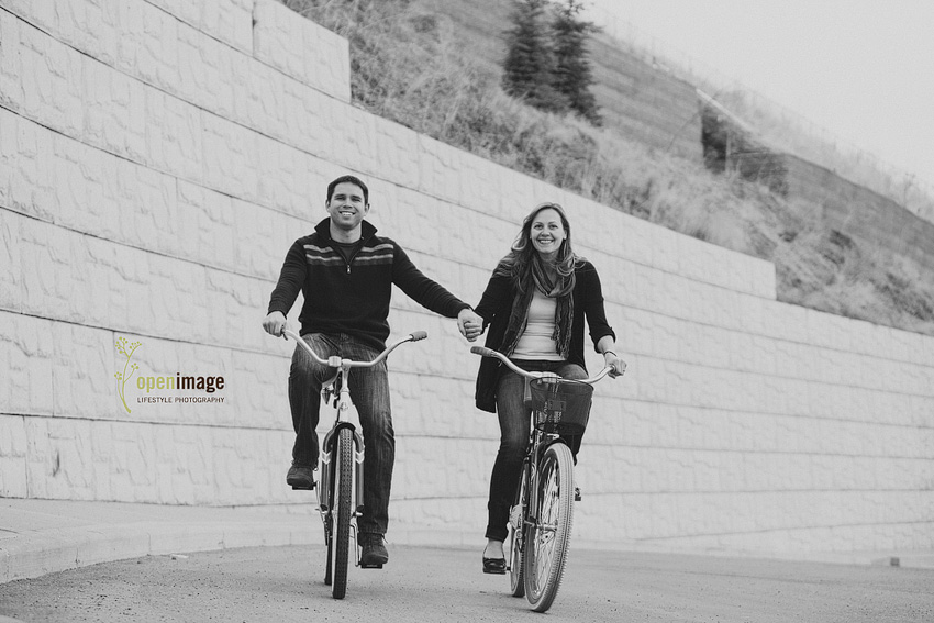 Calgary Cruiser Bike Engagement Session Kelsey & Dirk » openimage.ca